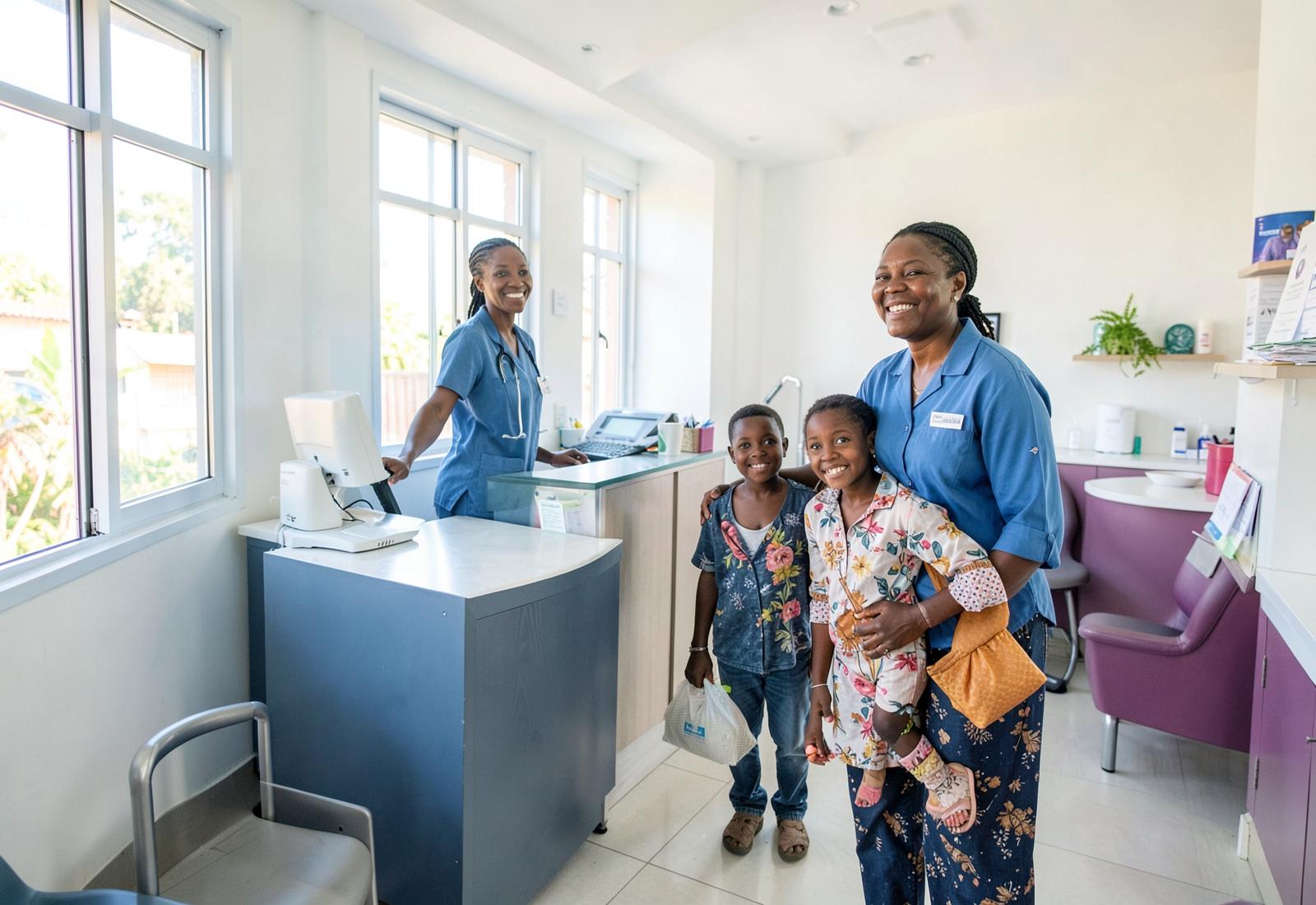 A welcoming community clinic reception